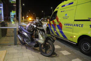 SCOOTER CRASHED IN BUSHALTE