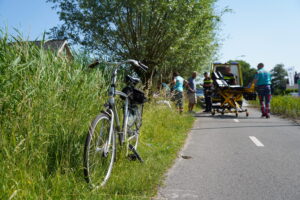 Drie gewonden bij botsing tussen twee fietssters op fietspad Bergweg-Zuid in Bergschenhoek