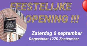 Party Point opent opnieuw in de Dorpsstraat