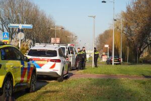 Fietser gewond na aanrijding met auto op rotonde Boterdorpseweg Bergschenhoek