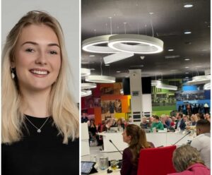 Vrouwen rukken op in Zoetermeerse raad: Tess Lassche (18) één van de nieuwe gezichten
