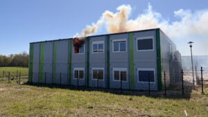 Uitslaande brand in AZC Bergschenhoek