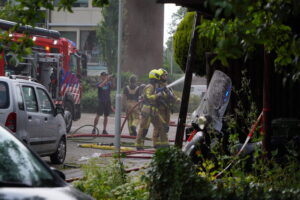Meerdere woningbranden in Zoetermeer na blikseminslagen