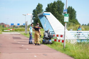 Twee keer melding vanwege scootmobiel langs waterkant, brandweer start zoekactie aan Klapwijksepad in Berkel en Rodenrijs