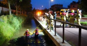 Grote zoekactie na melding van mogelijke persoon te water in Bergschenhoek