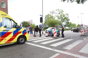 Fietser gewond na aanrijding op kruising Oranjelaan in Zoetermeer