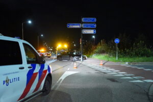 Gewonde nadat auto tegen verkeerspaal botst Van der Hagenstraat in Zoetermeer